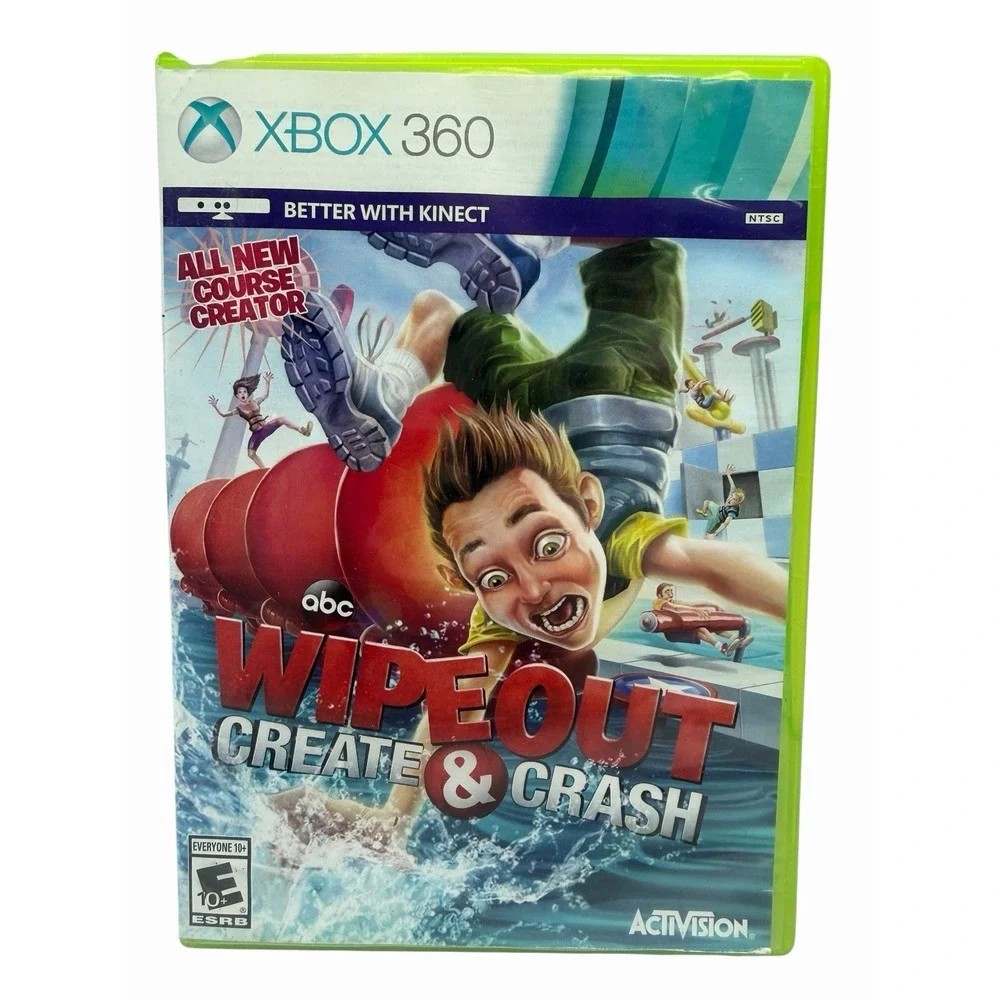 Wipeout Create & Crash Xbox 360 Complete Game Tested No Manual Activision